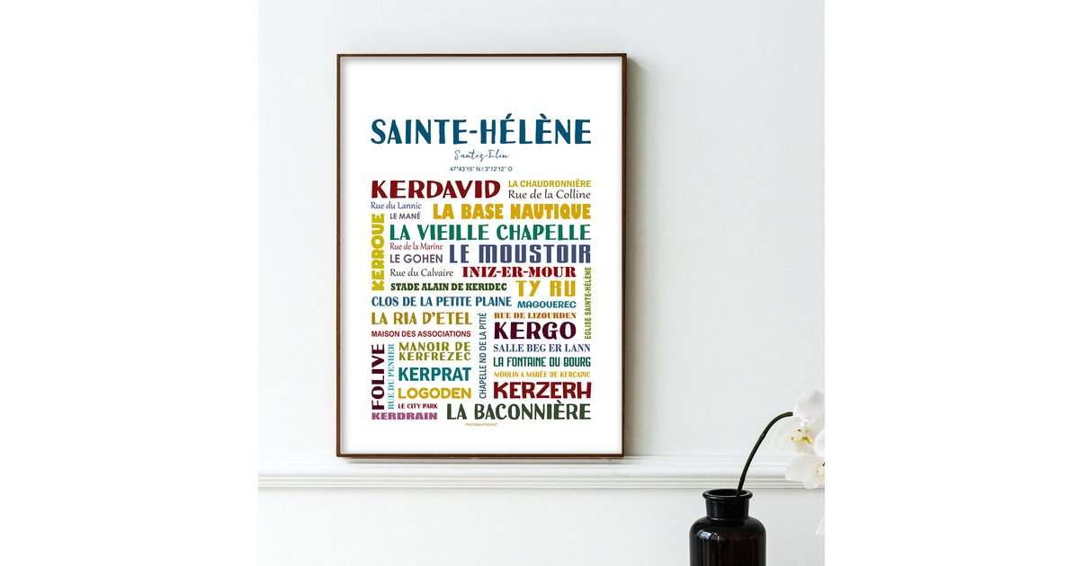 AFFICHE SAINTE HELENE LES QUARTIERS TOUTES LES AFFICHES AFFICHE